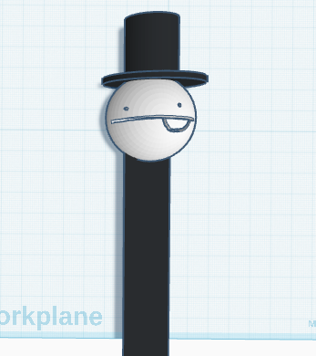 Top Hat Bob Bookmark