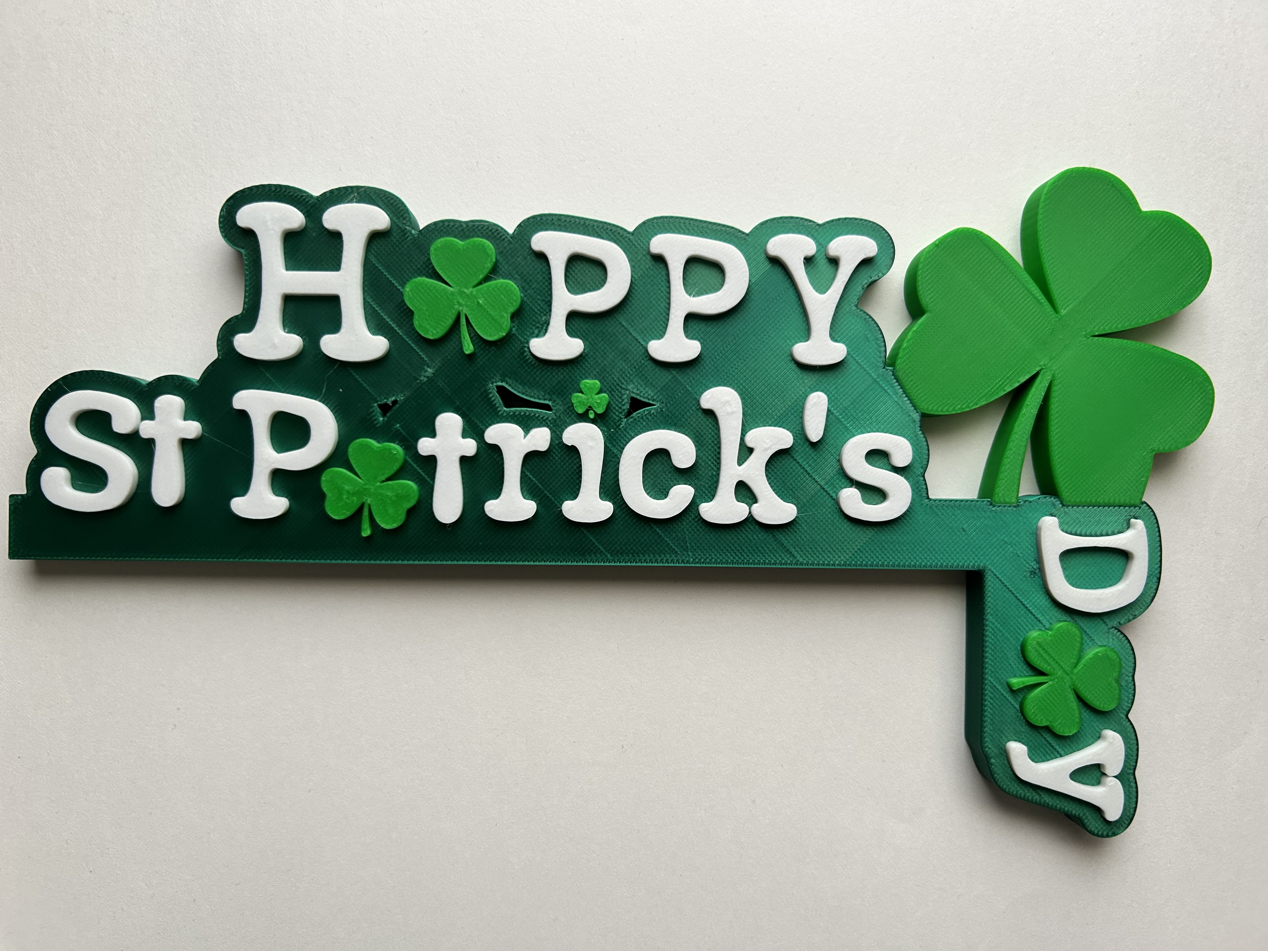 Happy St Patrics day door decor