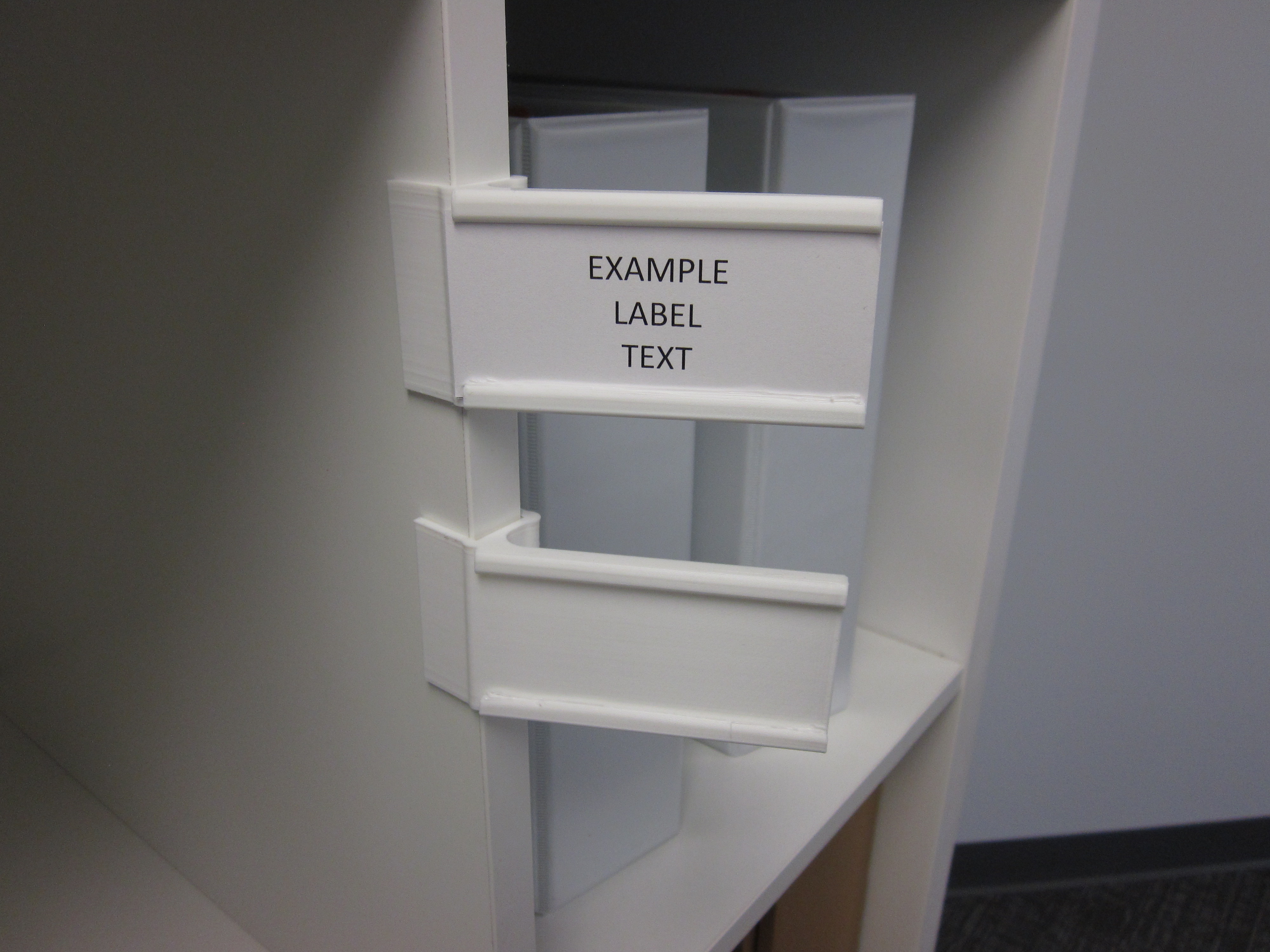 IKEA Kallax shelf label