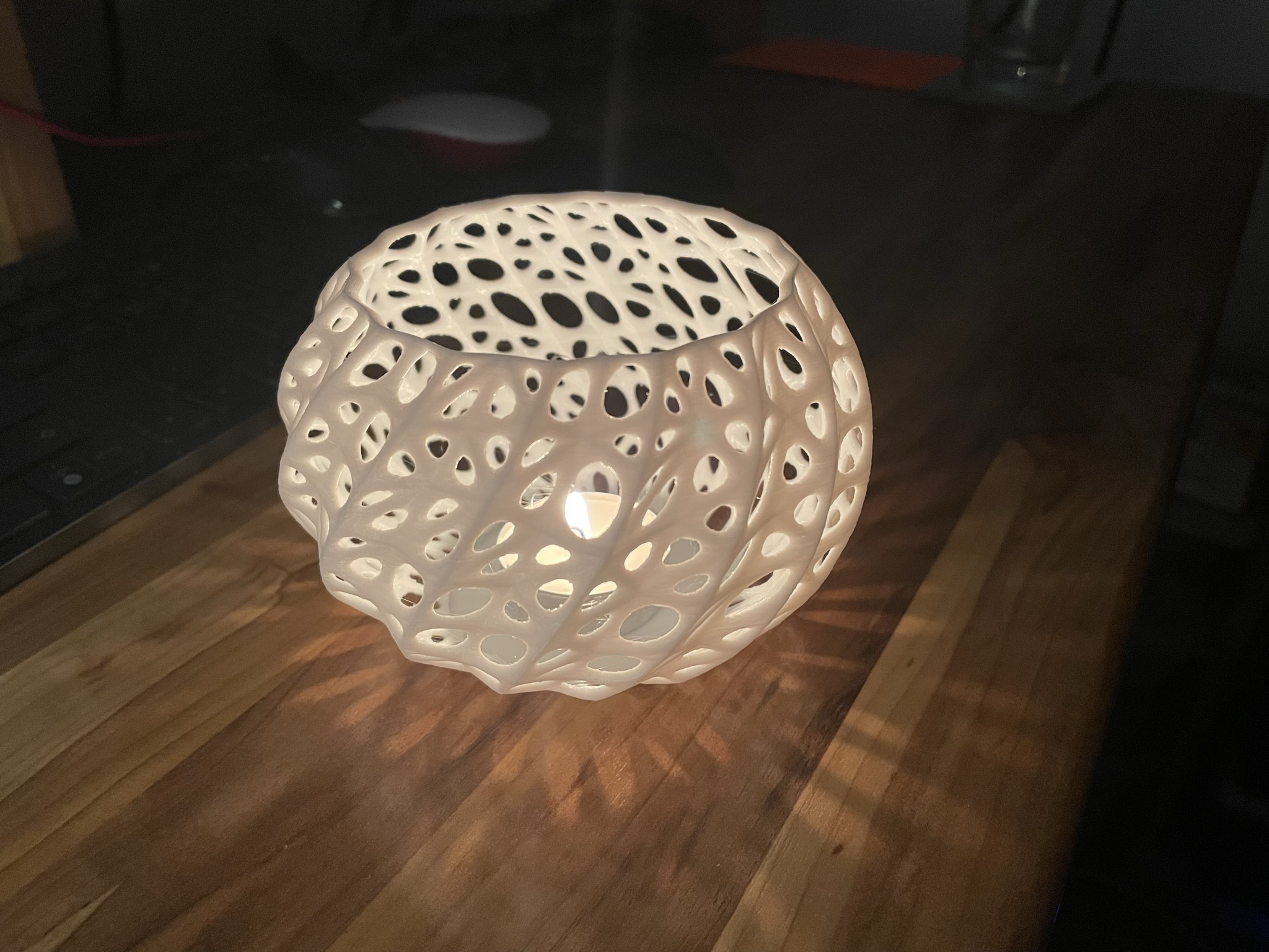 Yet Another Organic Tealight Lamp