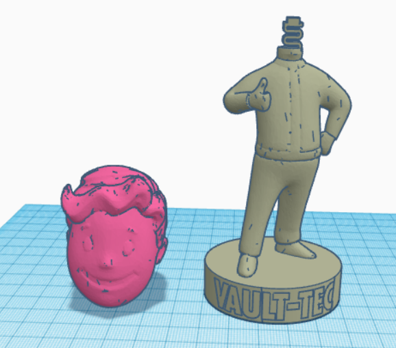 Vault Boybobble head with Spring neck