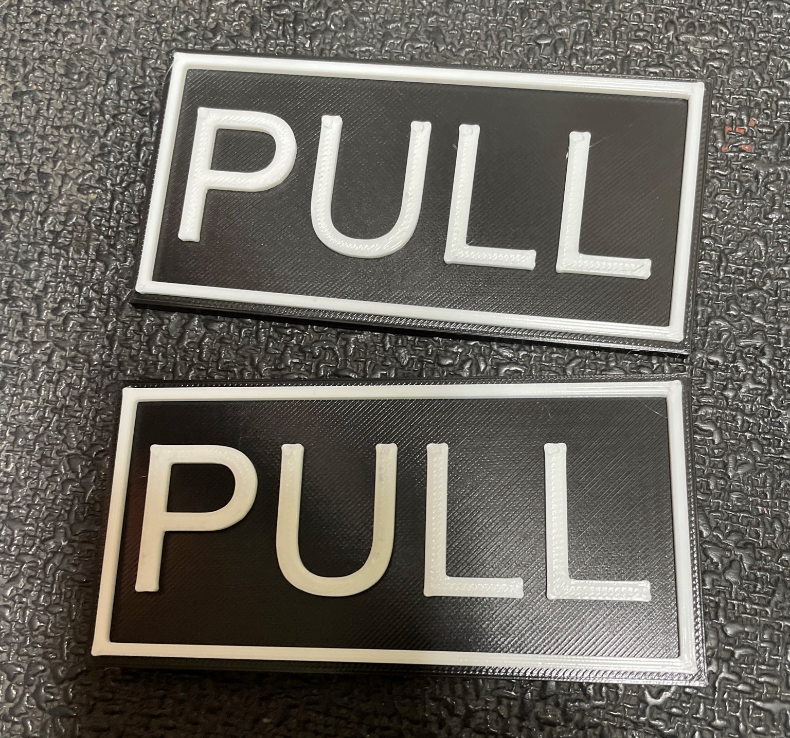 Push/Pull Sign