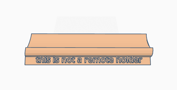 This is not a remote holder