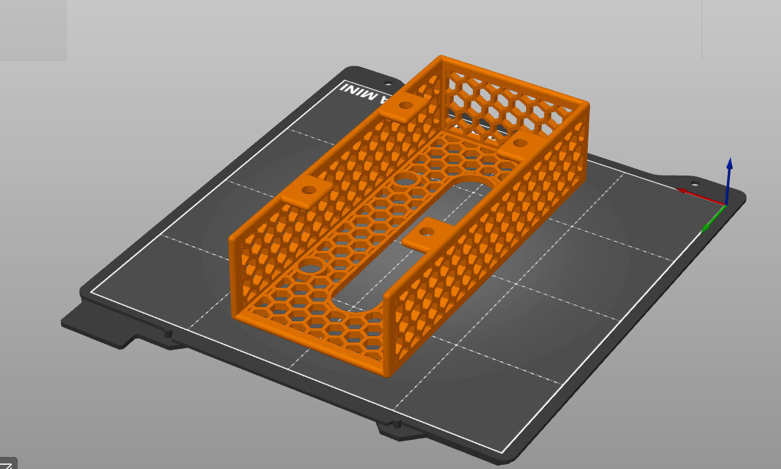 Under-the-Table Discrete Remote Holder with Honeycomb Sides