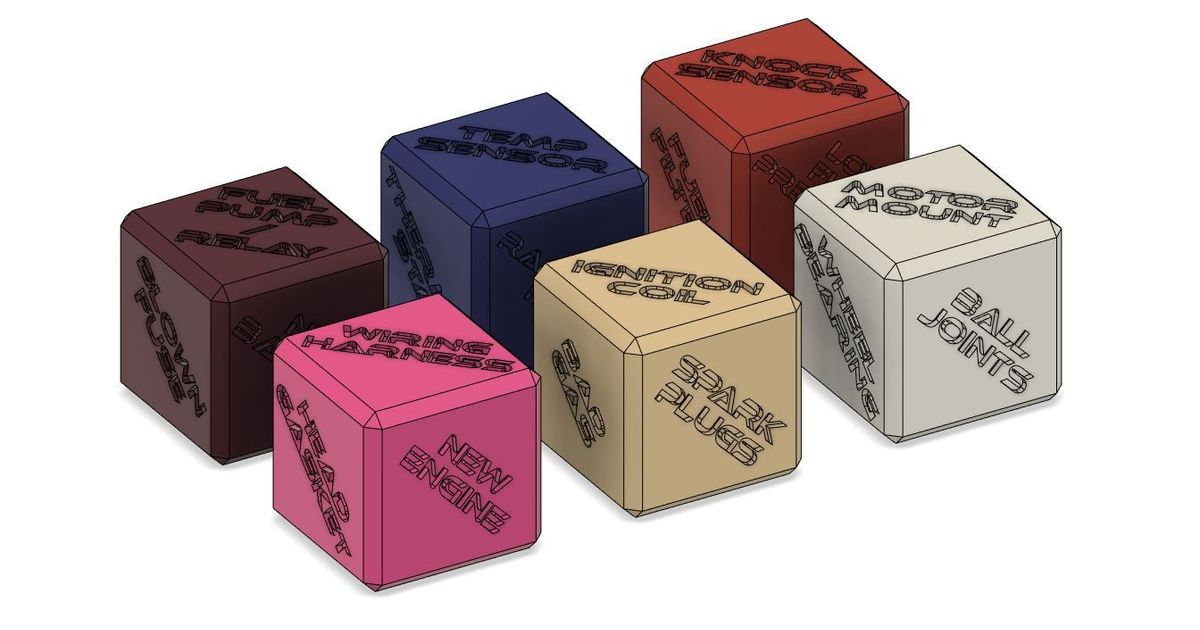 Diagnostic Dice by ClutchXT Download free STL model