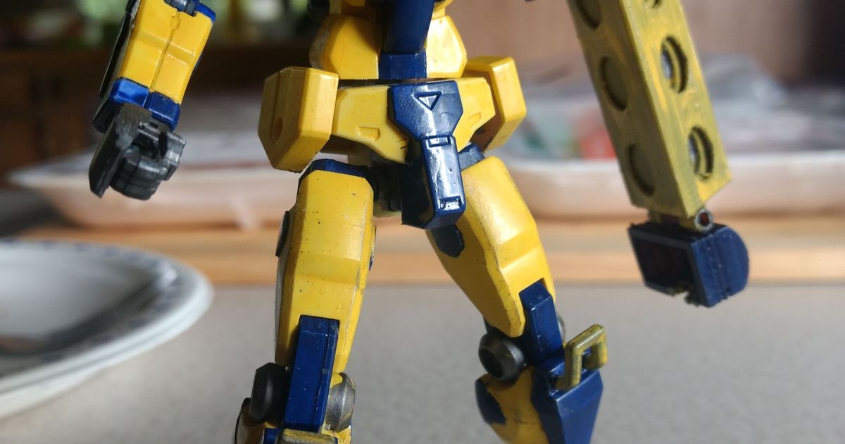 Gundam Accessory Excavator Arm Gradall by Travtron3000 Download