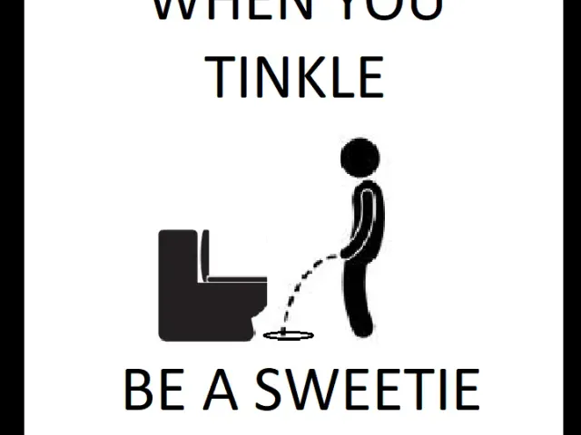 IF YOU SPRINKLE WHEN YOU TINKLE BE A SWEETIE AND WIPE THE SEATIE SIGN