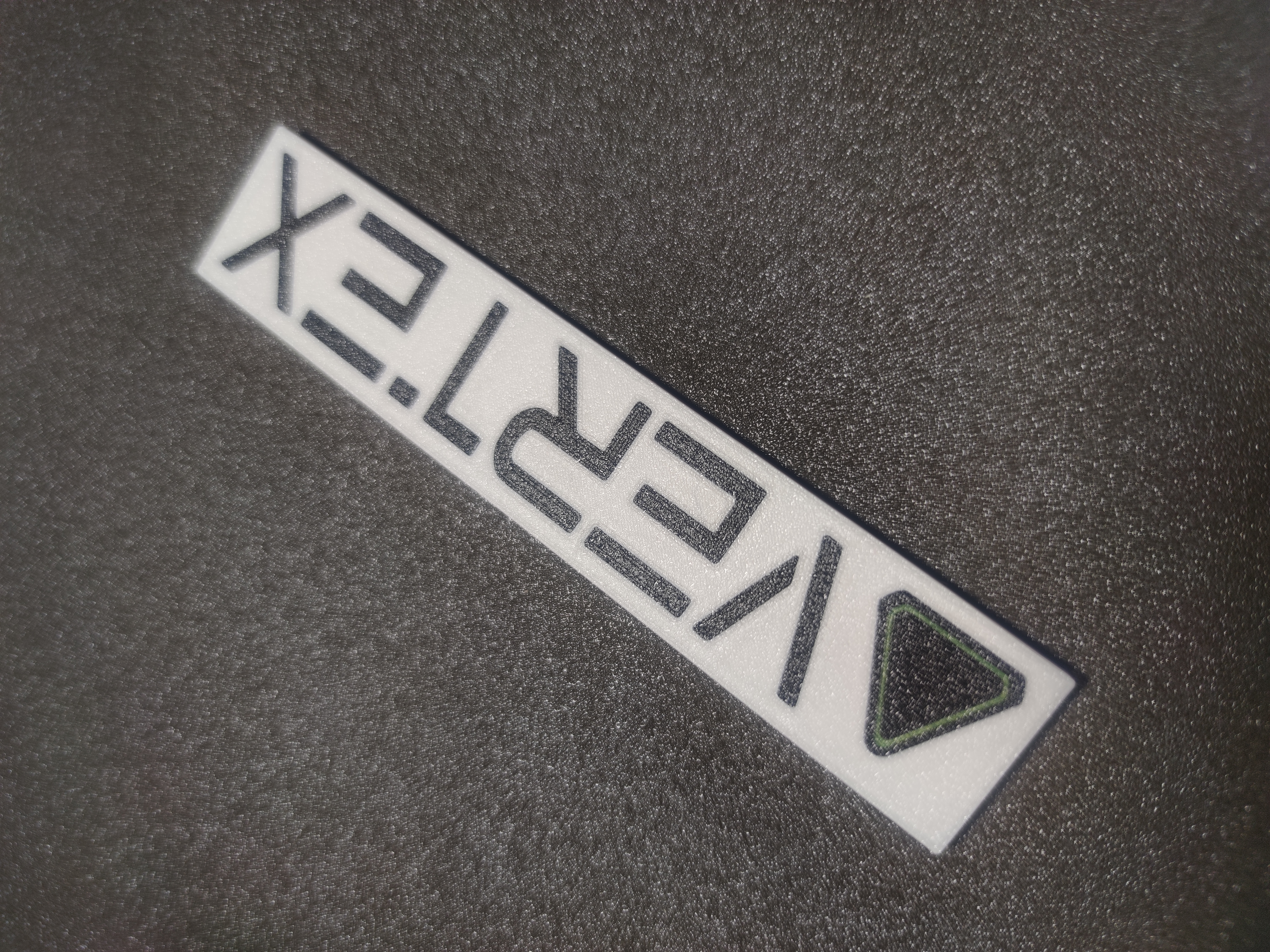 Vertex logo Sign for Enclosures