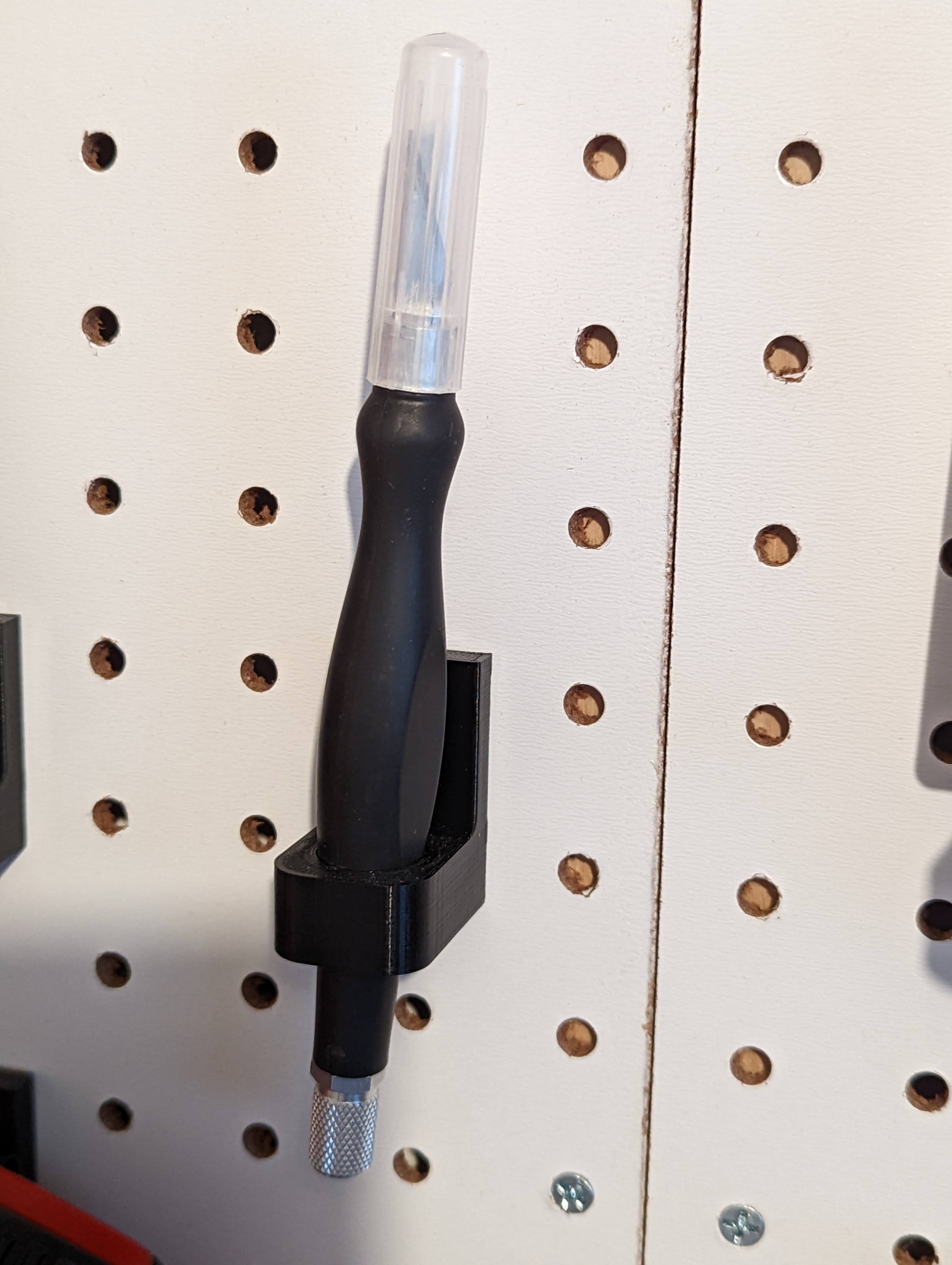 Pegboard Hook for xacto blade