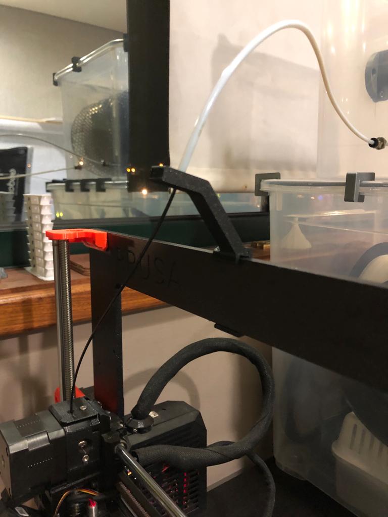 Reverse Bowden Filament Guide 3D model thumbnail