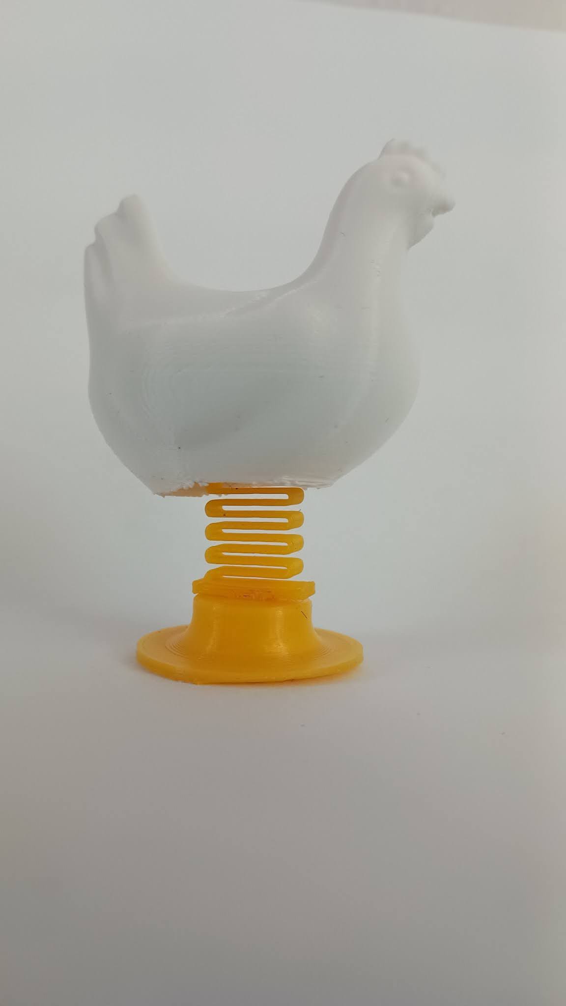 Bobin Chicken Bobblehead by cospacegirl Download free STL model