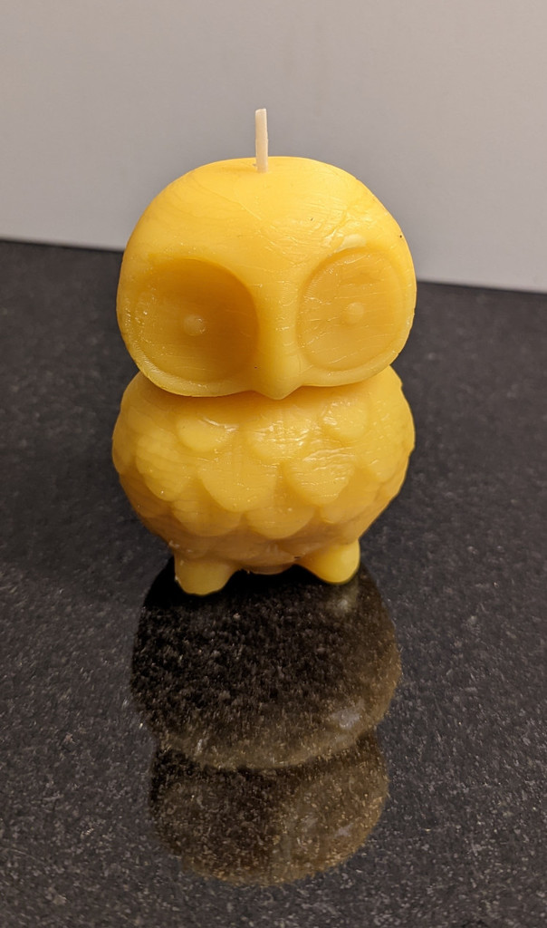 Owl Candle Mold by rbuehlma Download free STL model