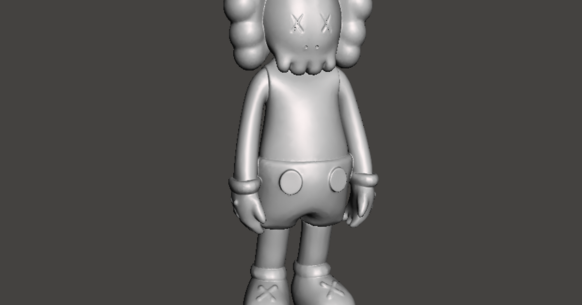 Kaws by CalebTimoteo Download free STL model