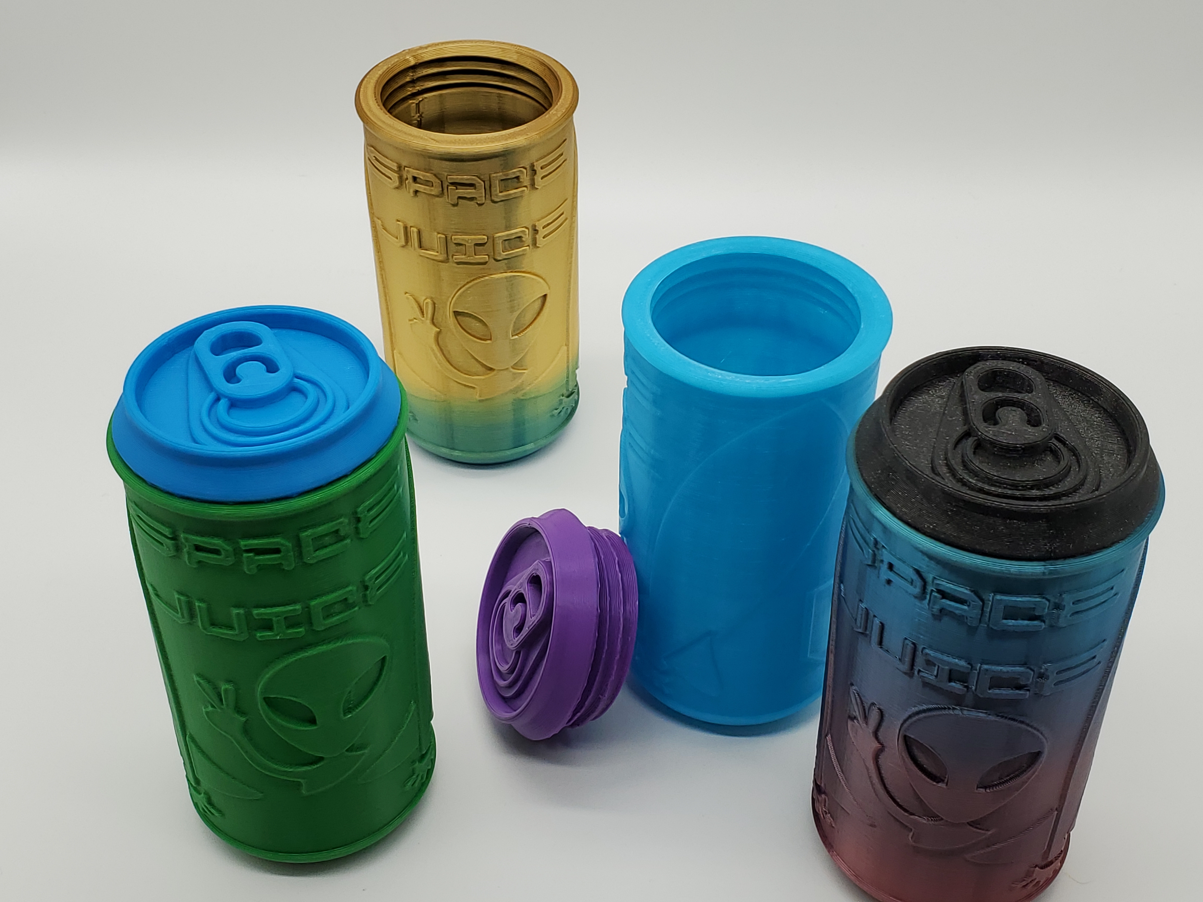 Miniatura 3 do modelo 3D Space Juice Threaded Container