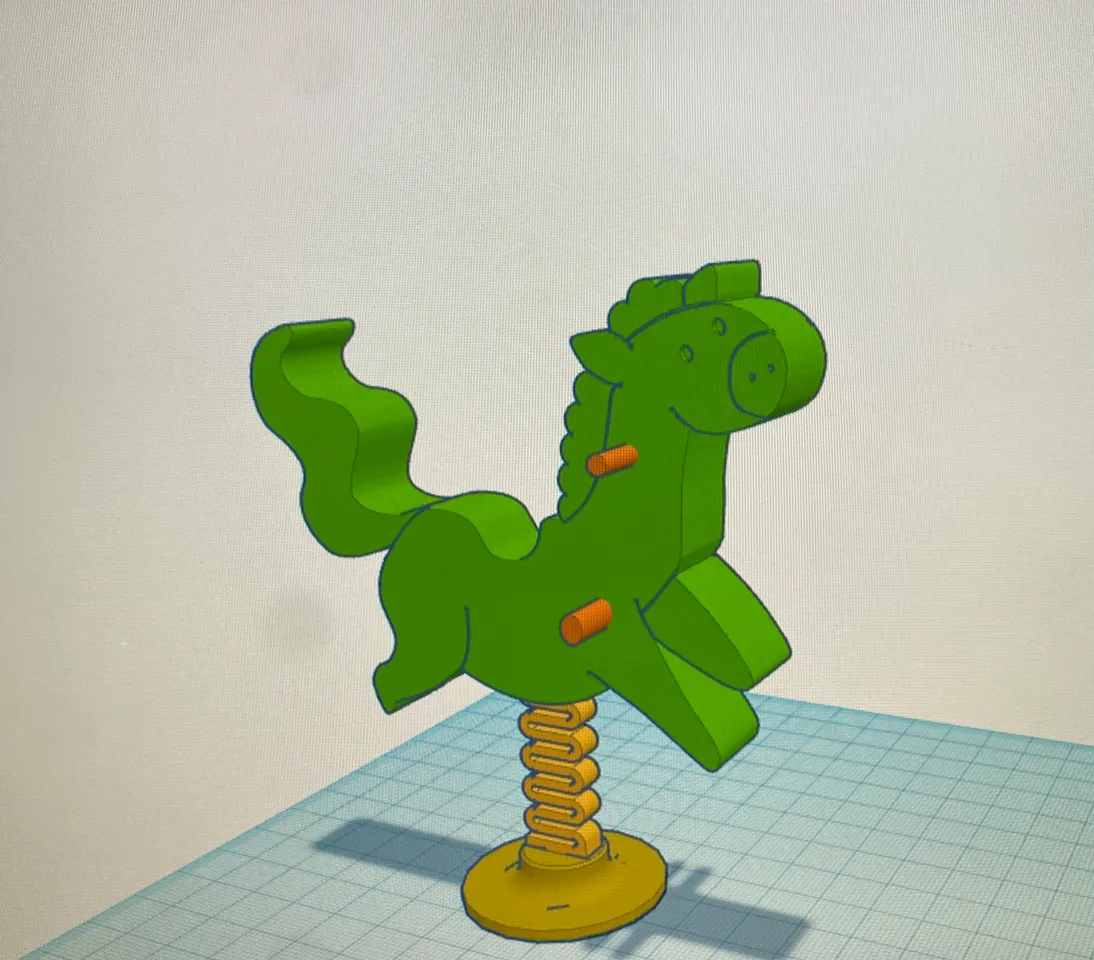 Bobble SpringHorse by BlackLion | Download free STL model | Printables.com