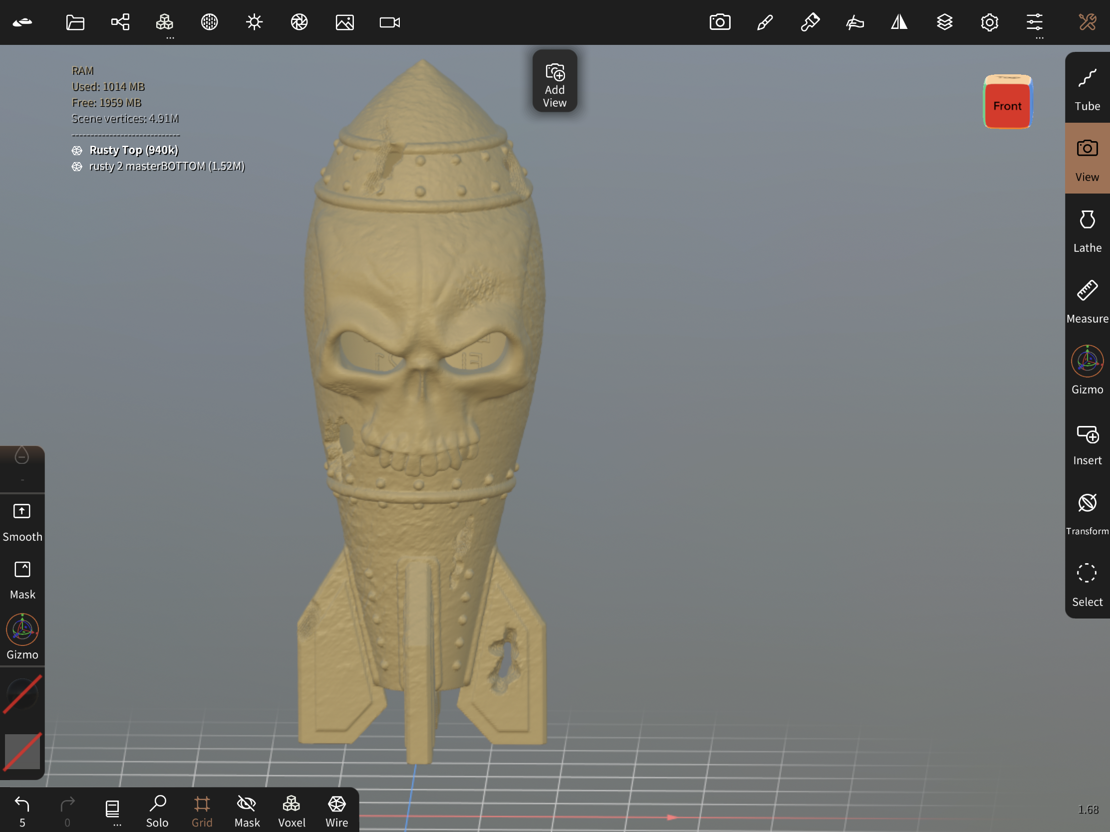 Rusty Skull Bomb