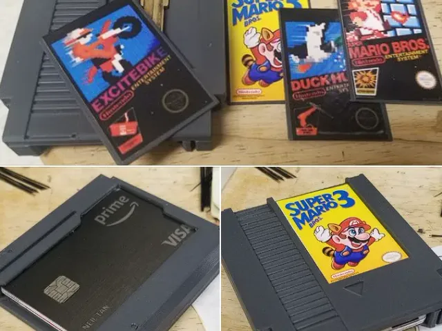 NES Cartridge Card Wallet