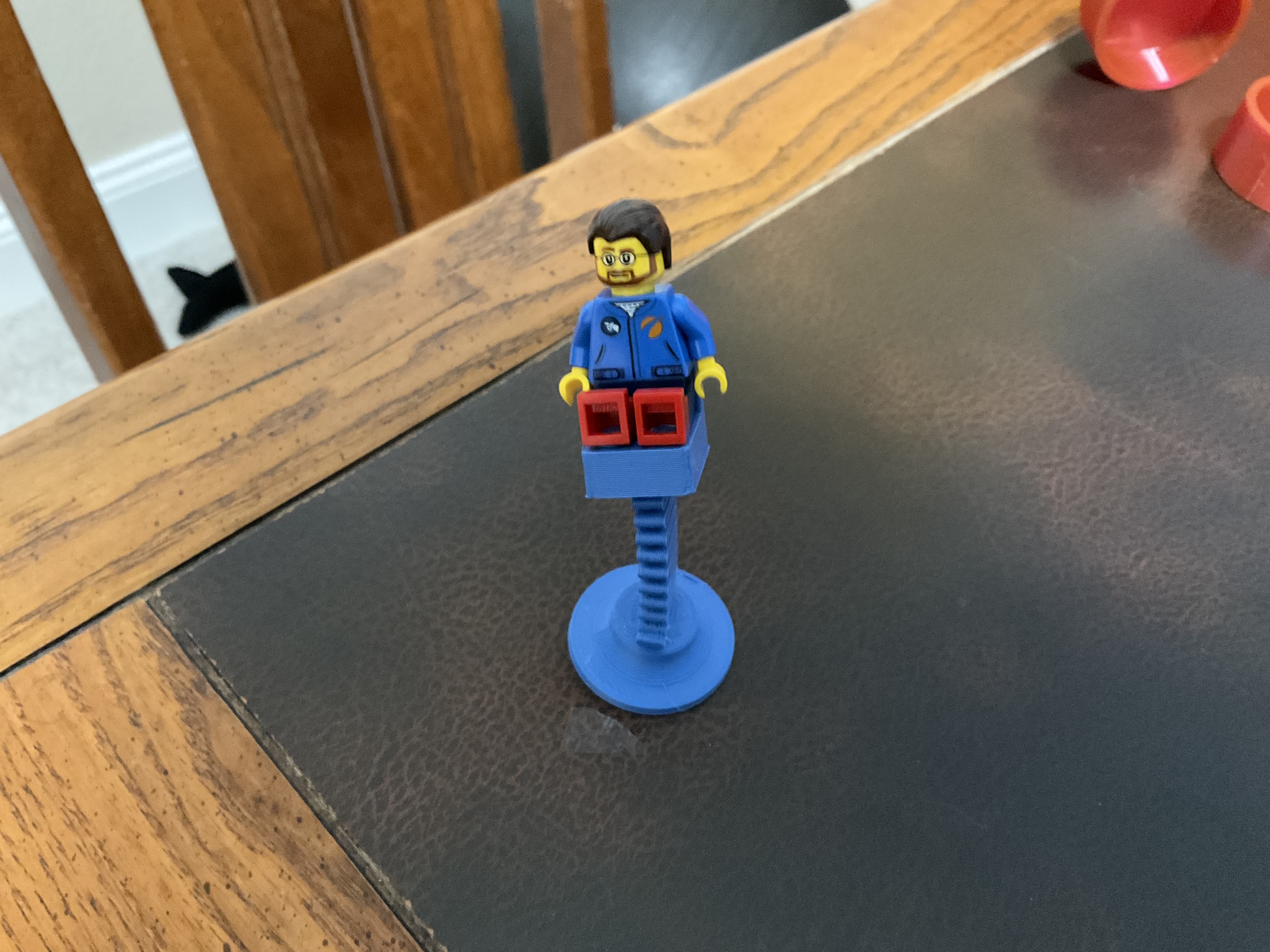 Lego Mini Fig Chair Bobble Head (Lego compatible)