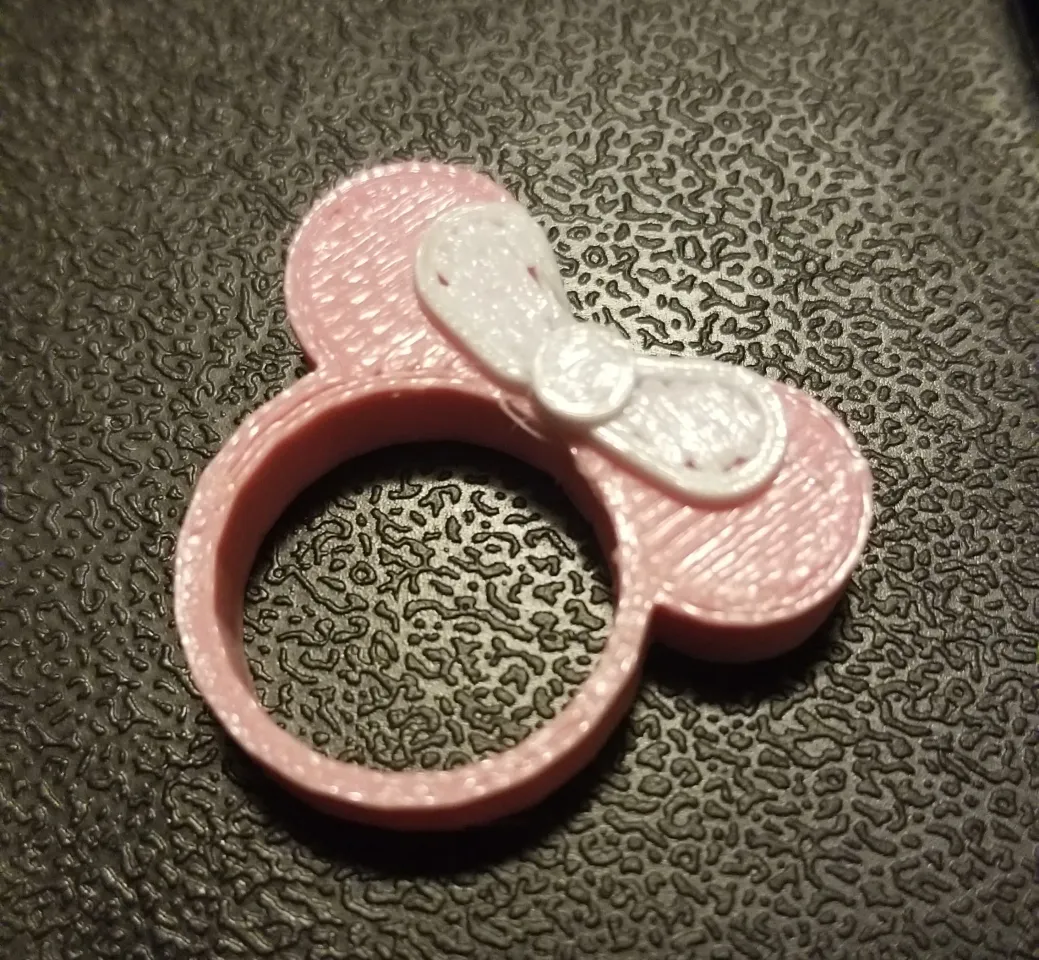 Mickey and Minnie Mouse Ring by dstrbdmedic167 | Download free STL ...