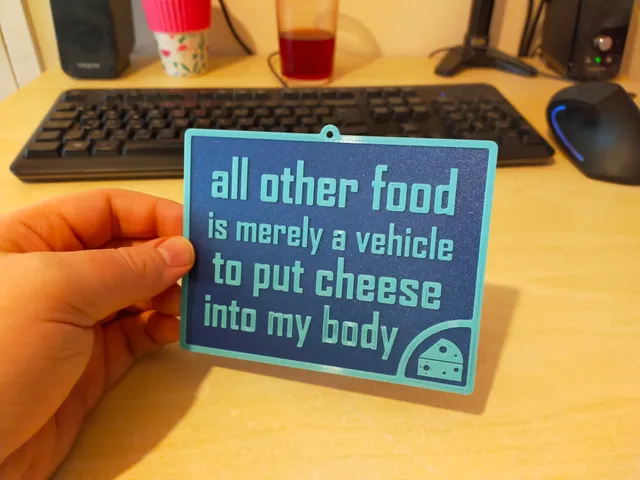 Cheese sign