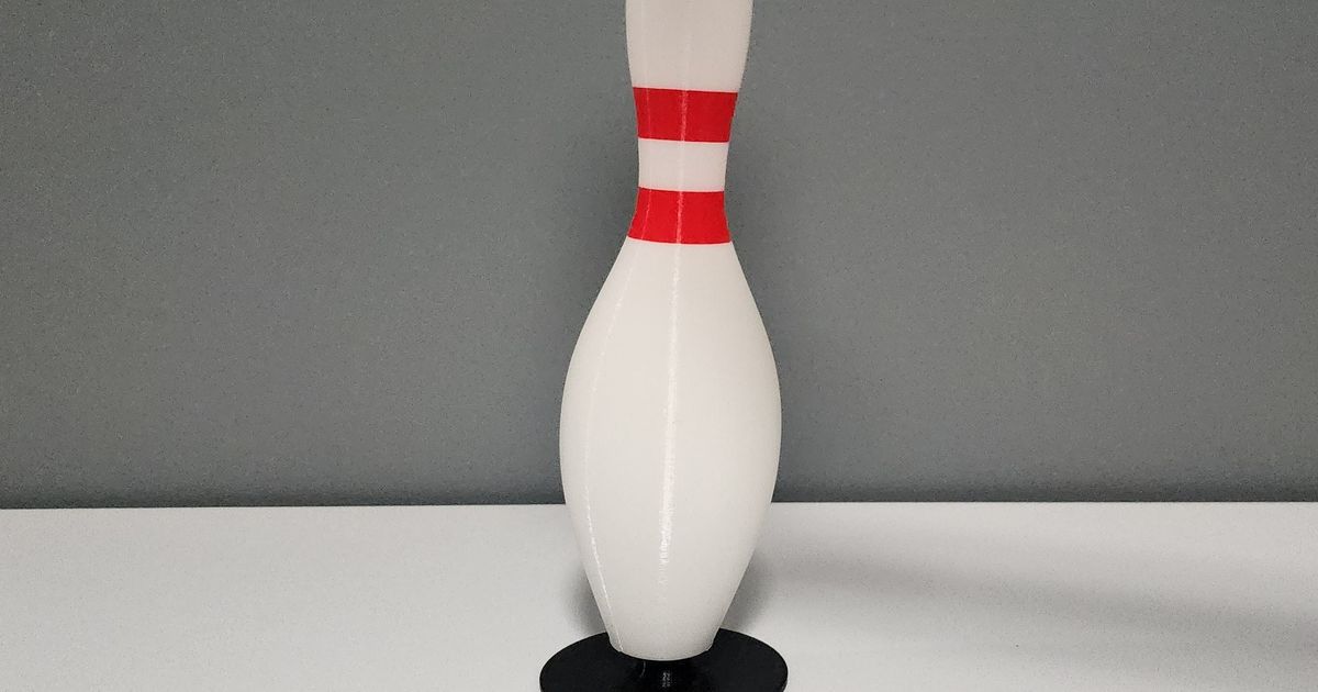 Bowling Pin Bobblehead by Spool Designs Download free STL model