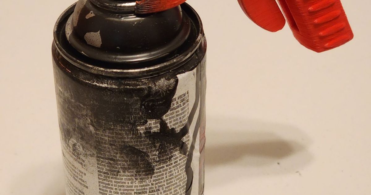 Spray can handle Print in place by Joe Download free STL model
