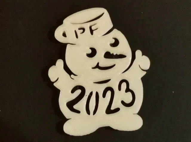 Snowman keychain (PF 2023)