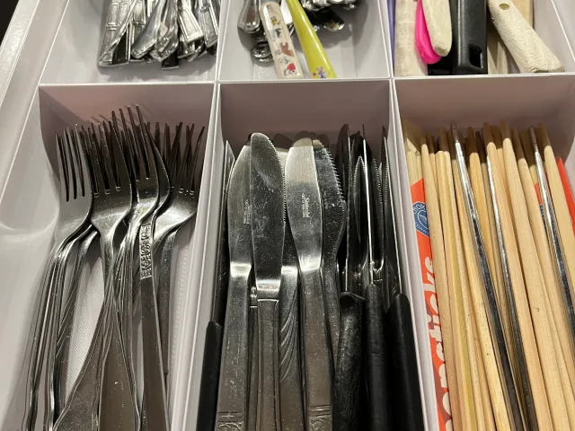 IKEA kitchen drawer cutlery insert (Vase Mode)