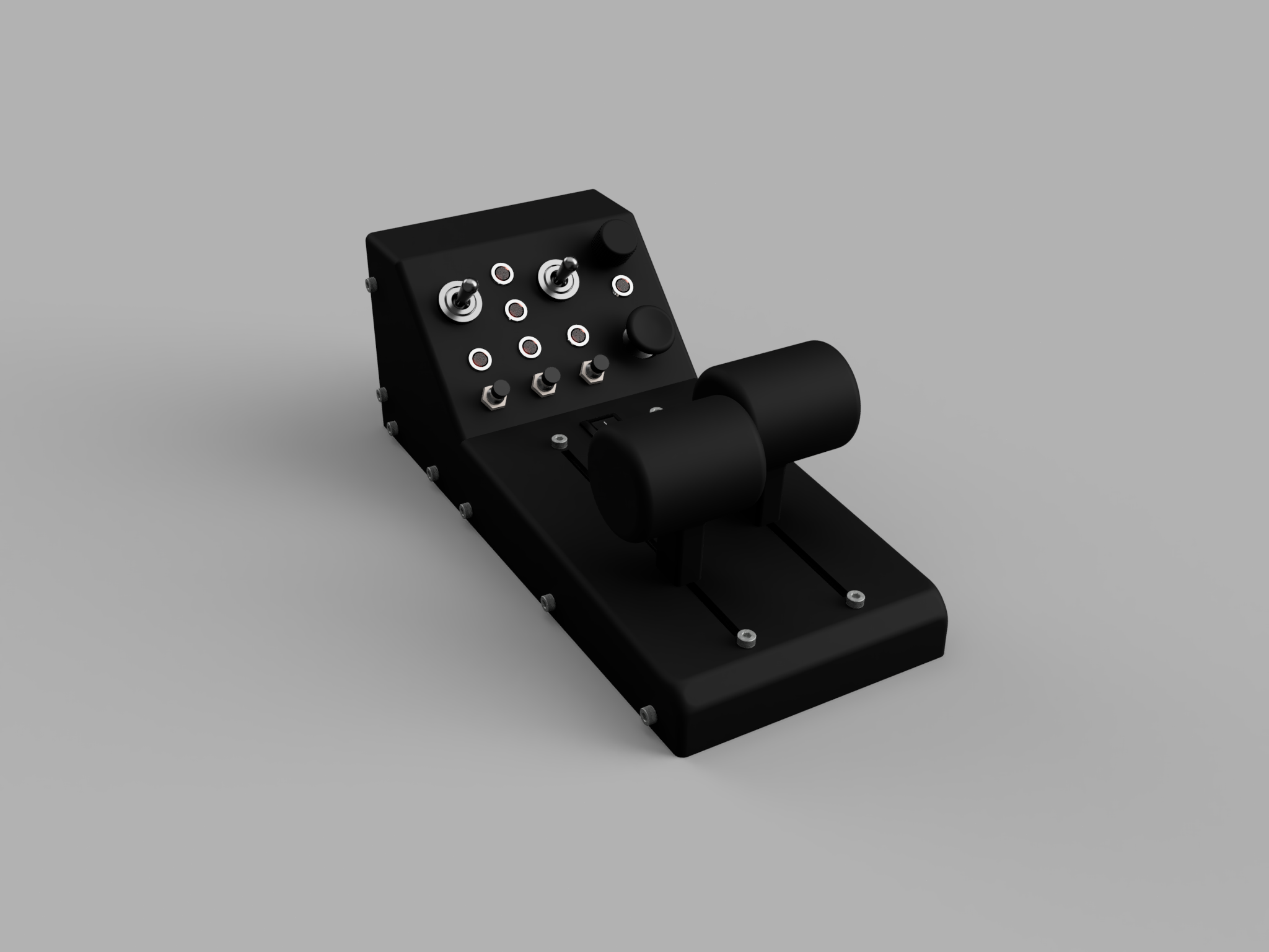 Desktop Twin Engine Throttle for Flight Simulation von mrusk