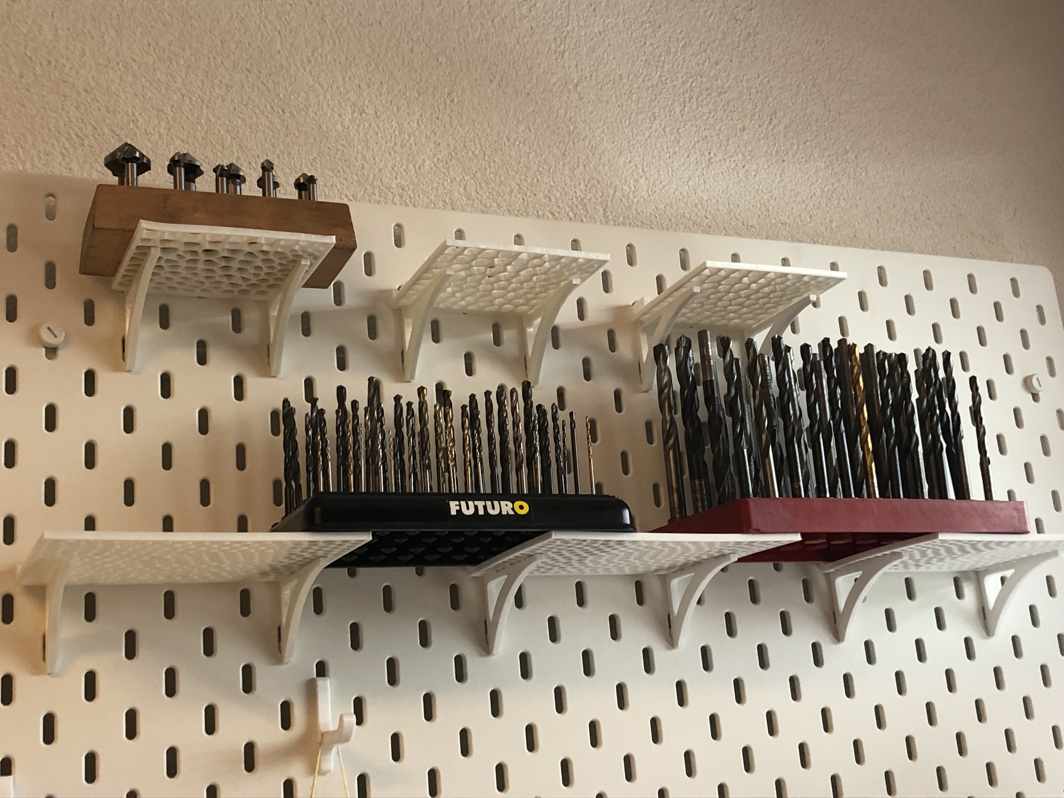 Ablagebrett für IKEA SKÅDIS Wandhalterung / Organizer. by GRO
