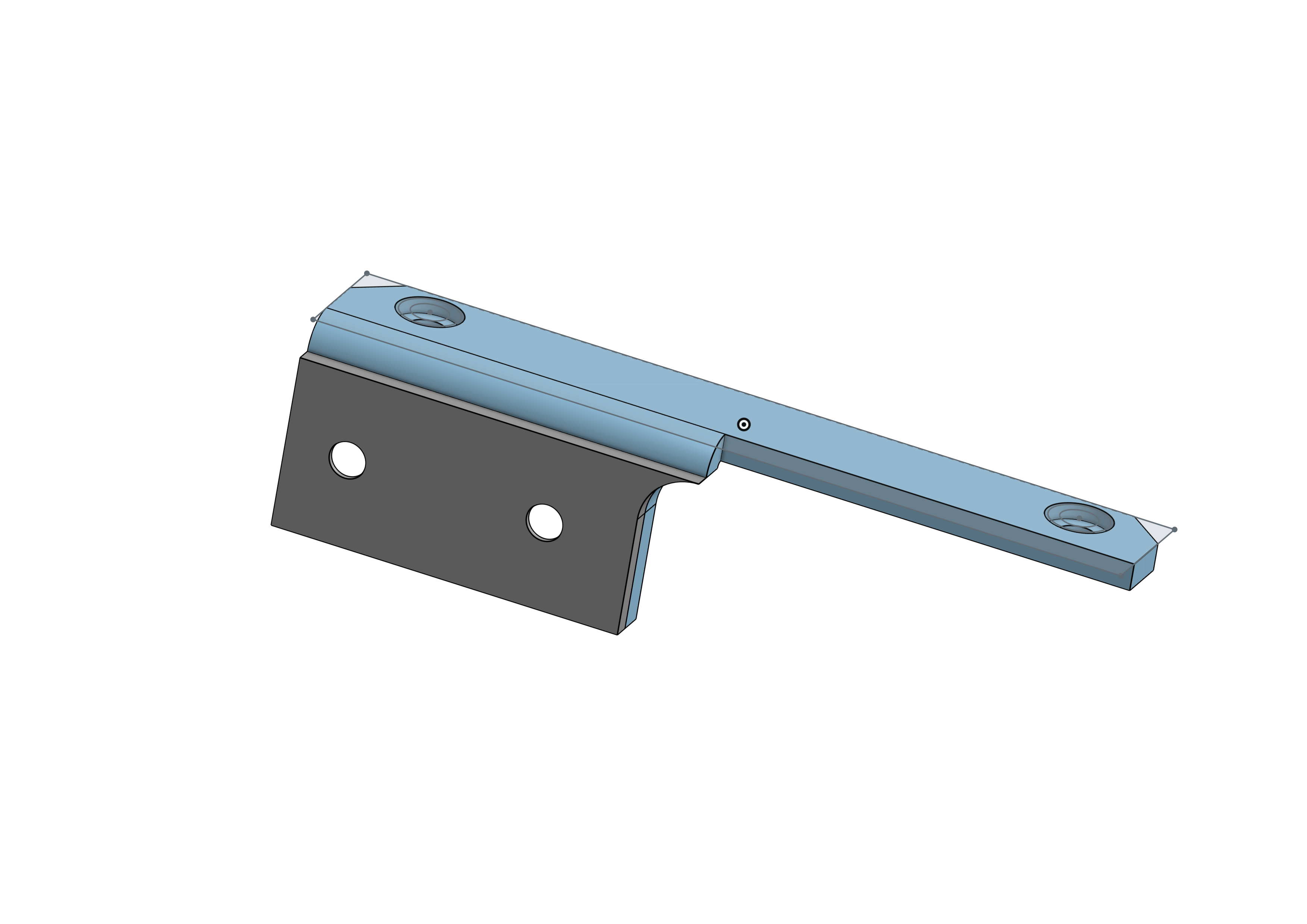Frontal Biqu B1 support for camera mount system — thumbnail 2