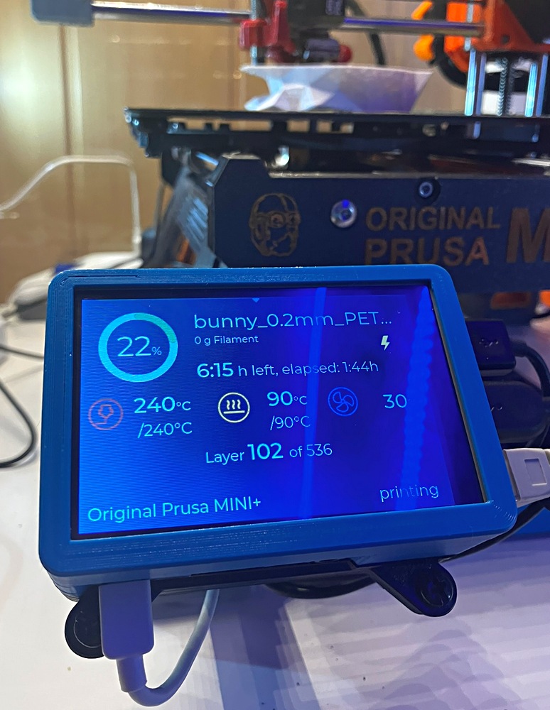 Raspberry Holder Raspi holder for Prusa MINI base mod left leg by