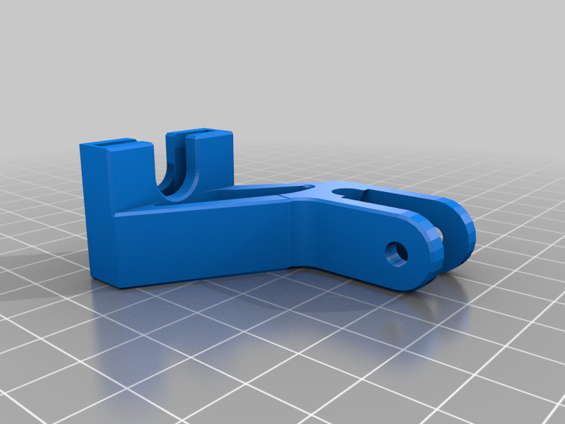 Ender 3 (v2) Filament Roller Guide from the Side