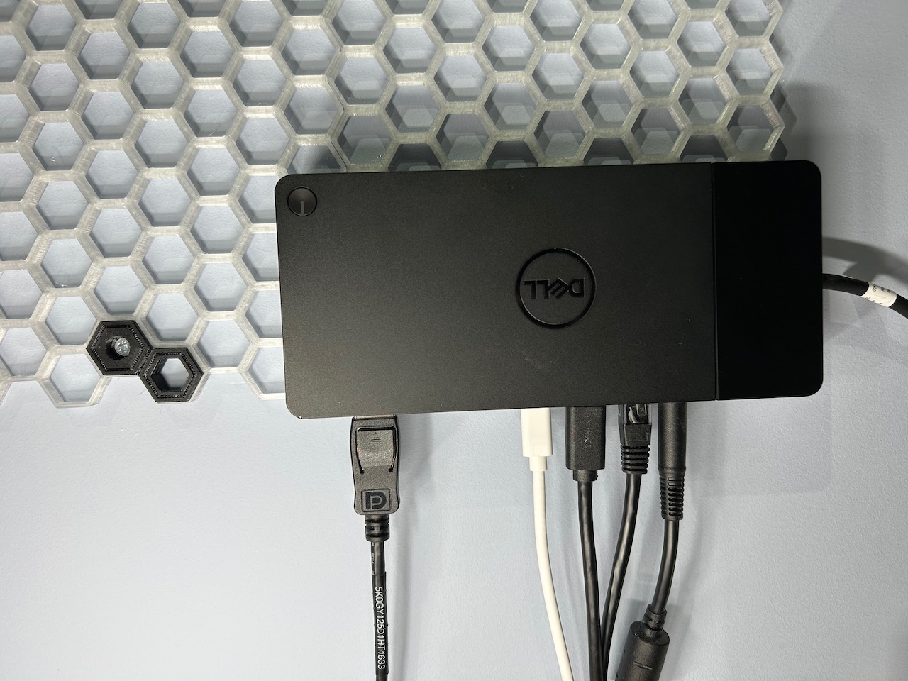 Dell WD19 series dock mount for Honeycomb storage wall