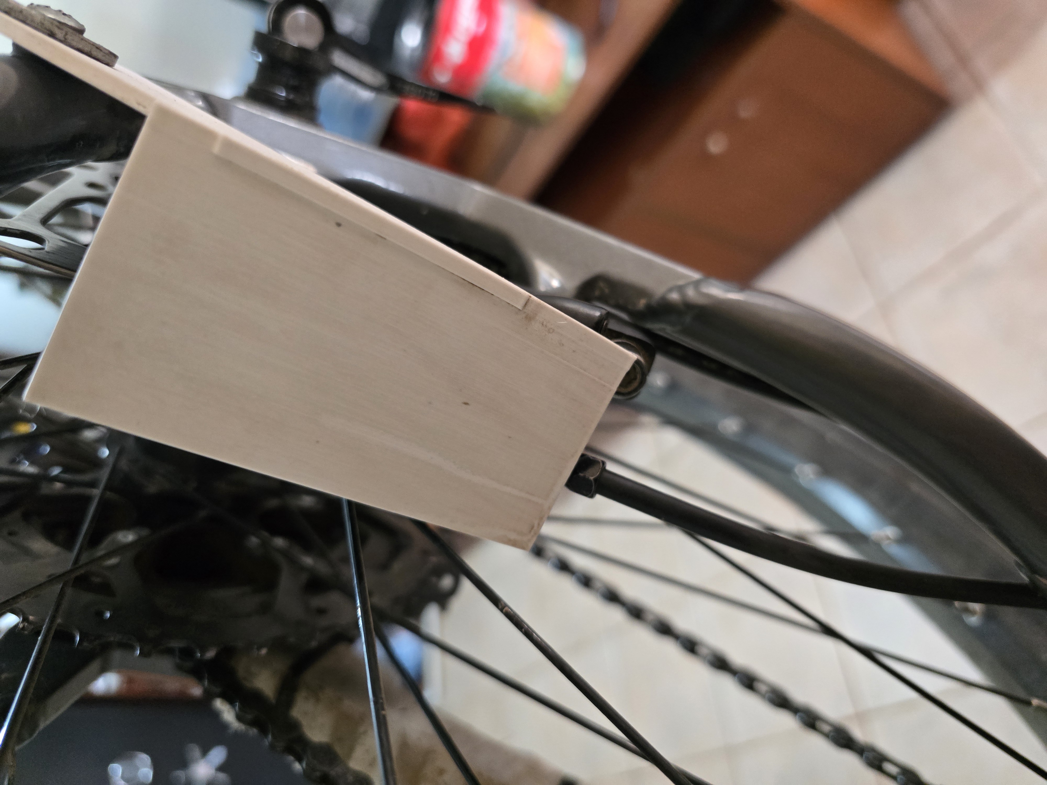 Rear brake cover for MTB 3D model