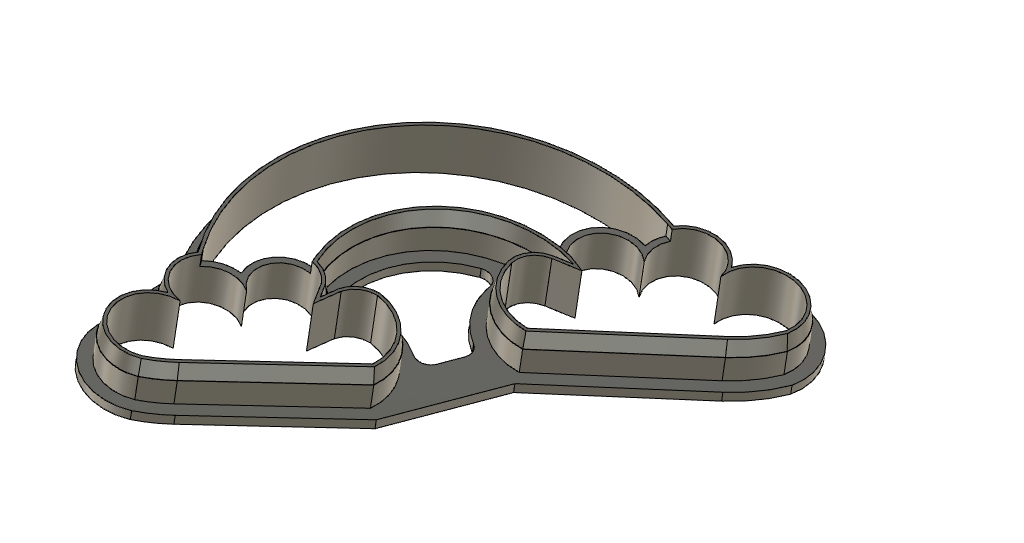 Rainbow cookie cutter