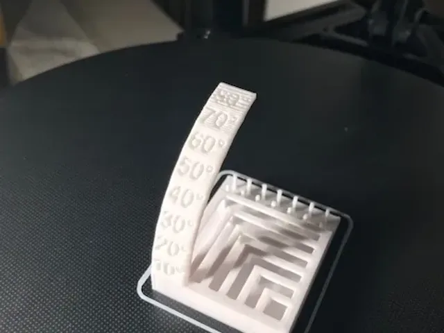 Mini Printer Test (Overhang, Bridge and String)