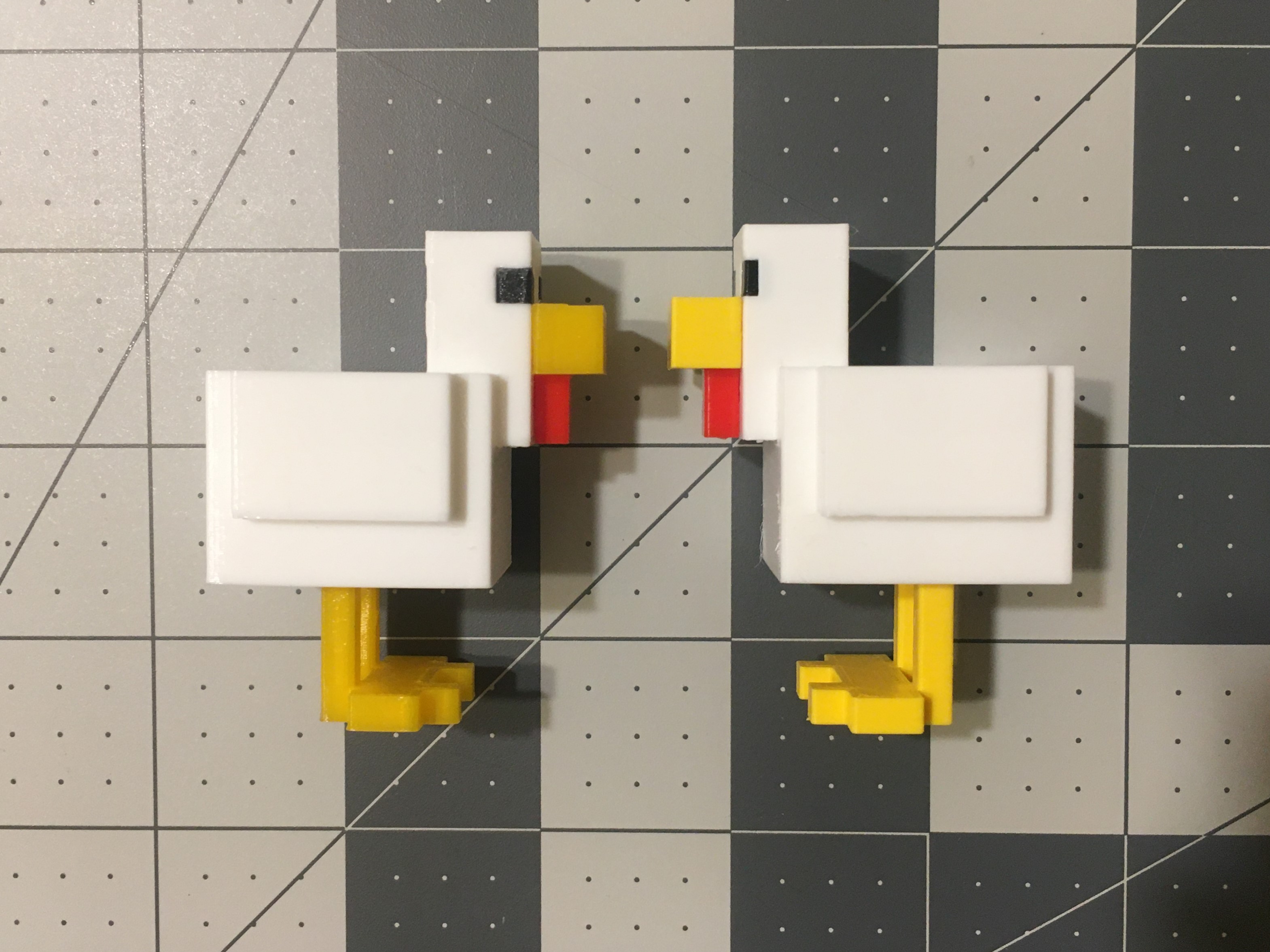 Miniatura 3 do modelo 3D Minecraft Chicken