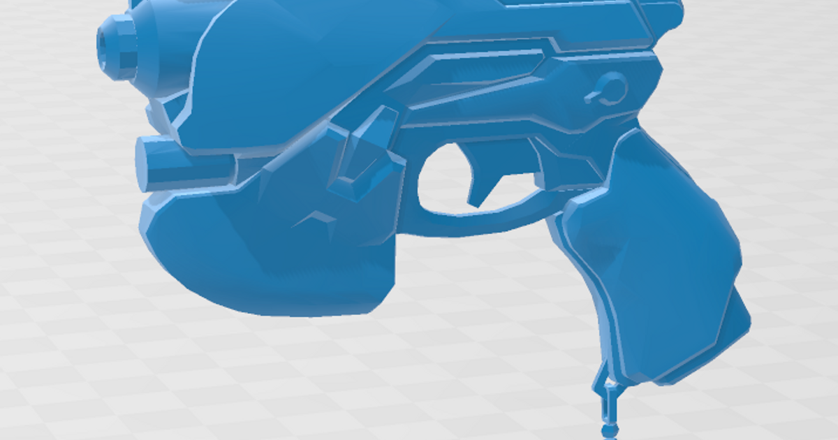 DVA Light Gun Overwatch 2 by LokiRulez Download free STL model