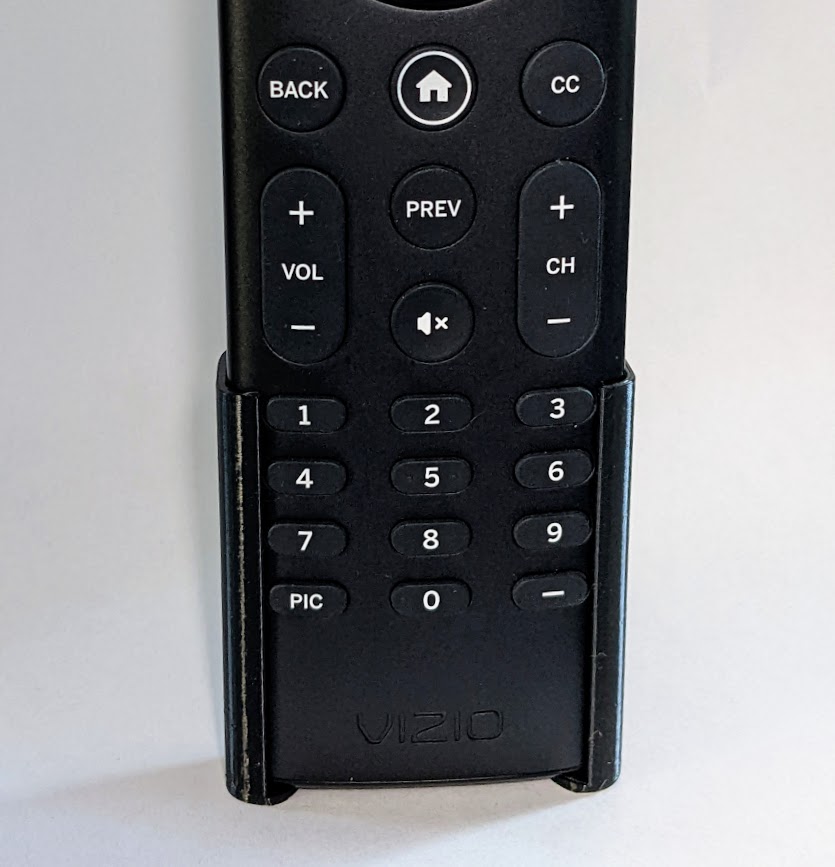 Vizio TV Hidden/Mounted Remote Holder by schutz Download free STL
