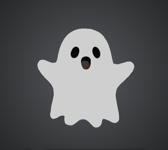 Cute Ghost – Simple Cartoon Spirit