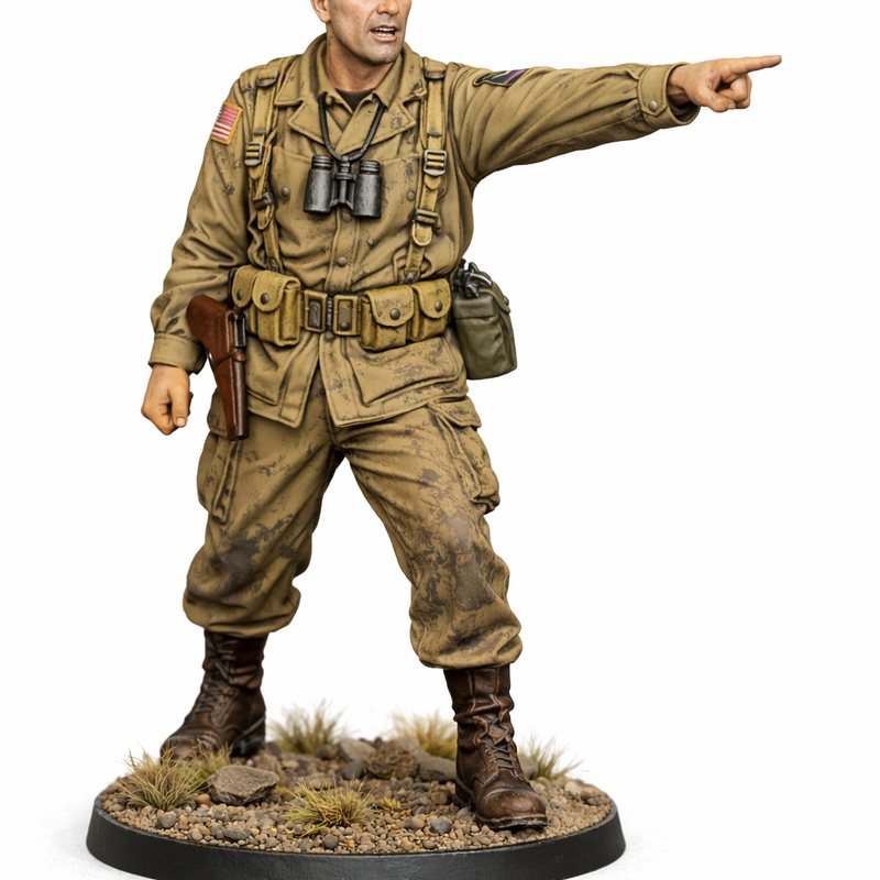 Bolt Action WW2 U.S. Commander by Montoro | Download free STL model ...