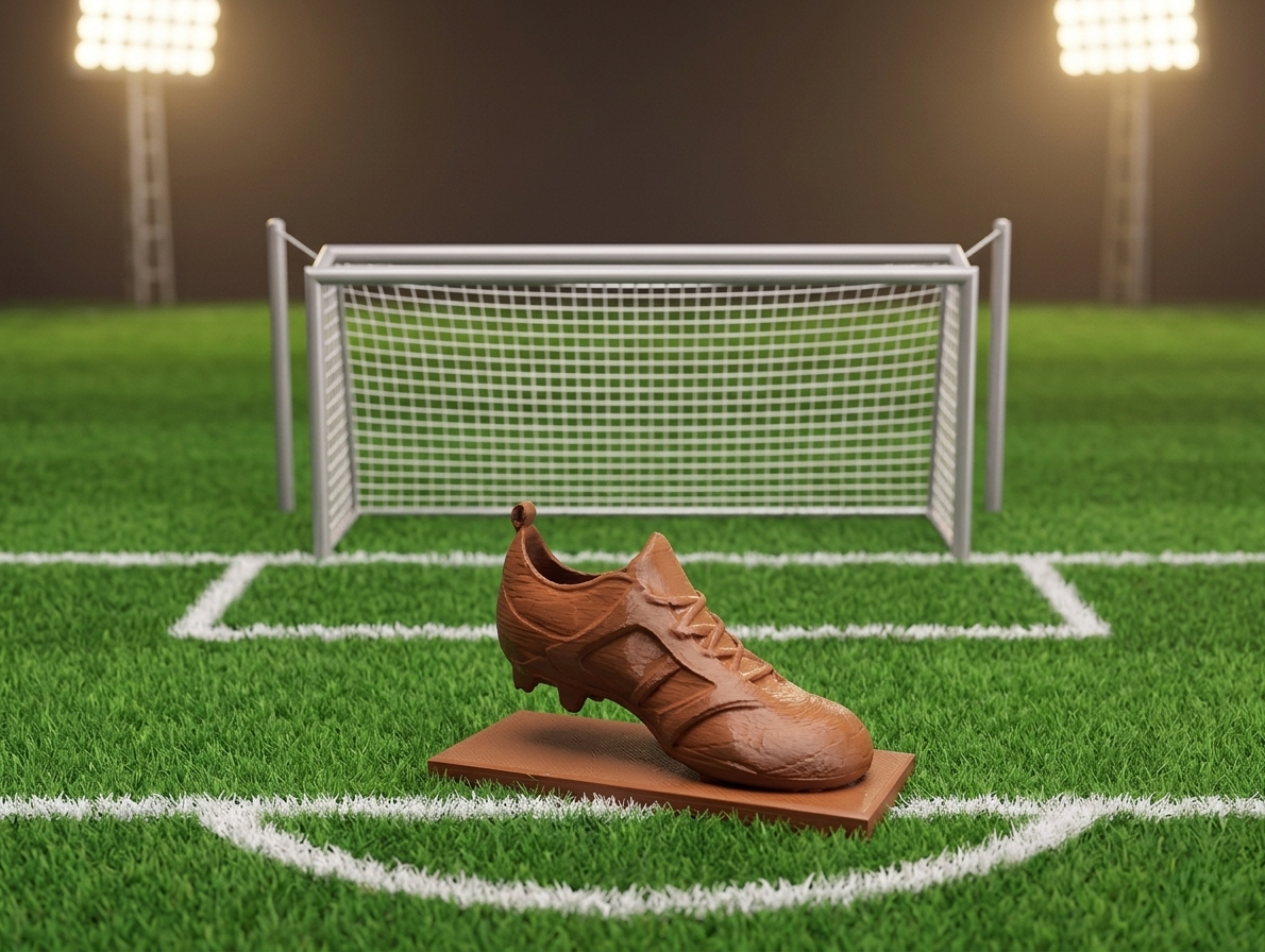 Realistic Soccer Cleat Trophy