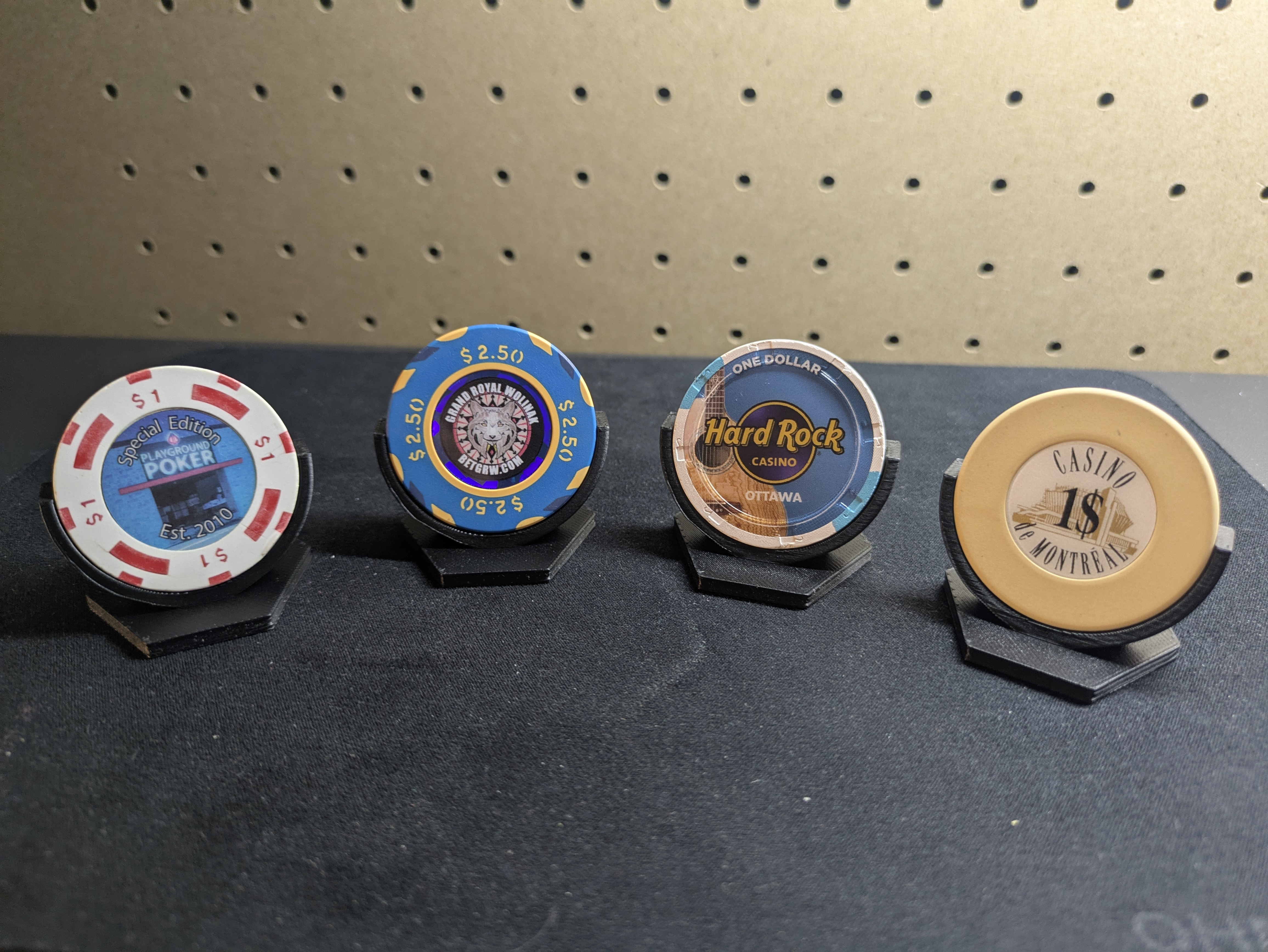 Casino/Poker Chip Display Stand