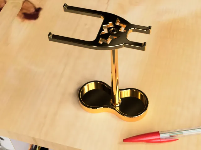 Shaver & Shaving Brush stand
