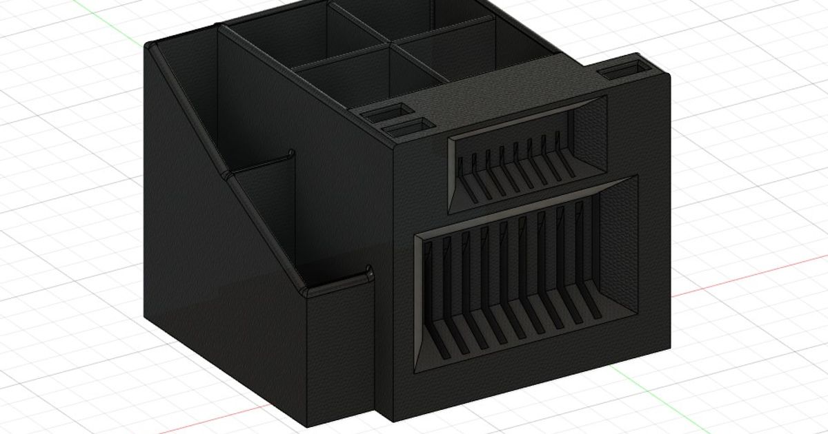 Desk Organizer Extended by Luke Skymaker Download free STL model