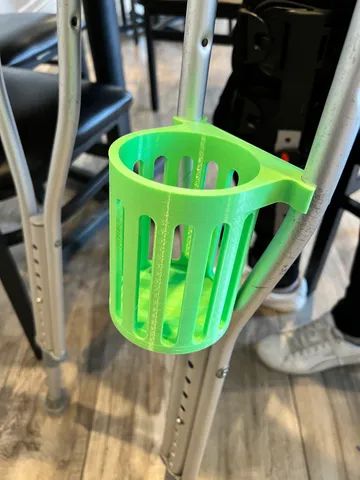 Crutch Cup (Bottle holder for crutches)