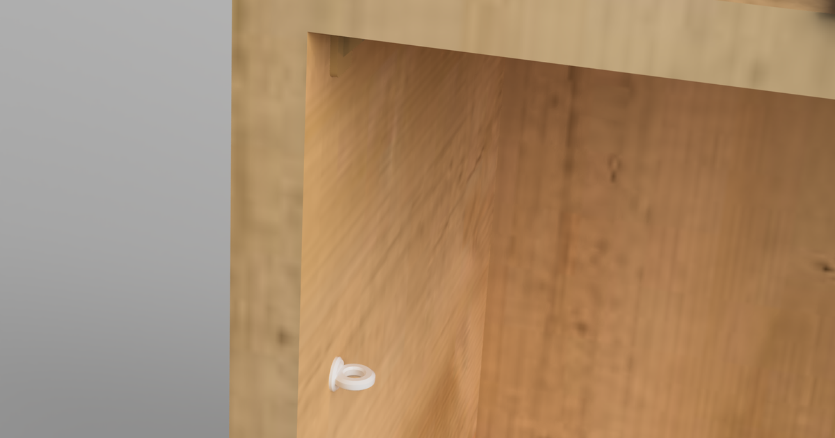 Shelf peg hole eylette by Joe Download free STL model