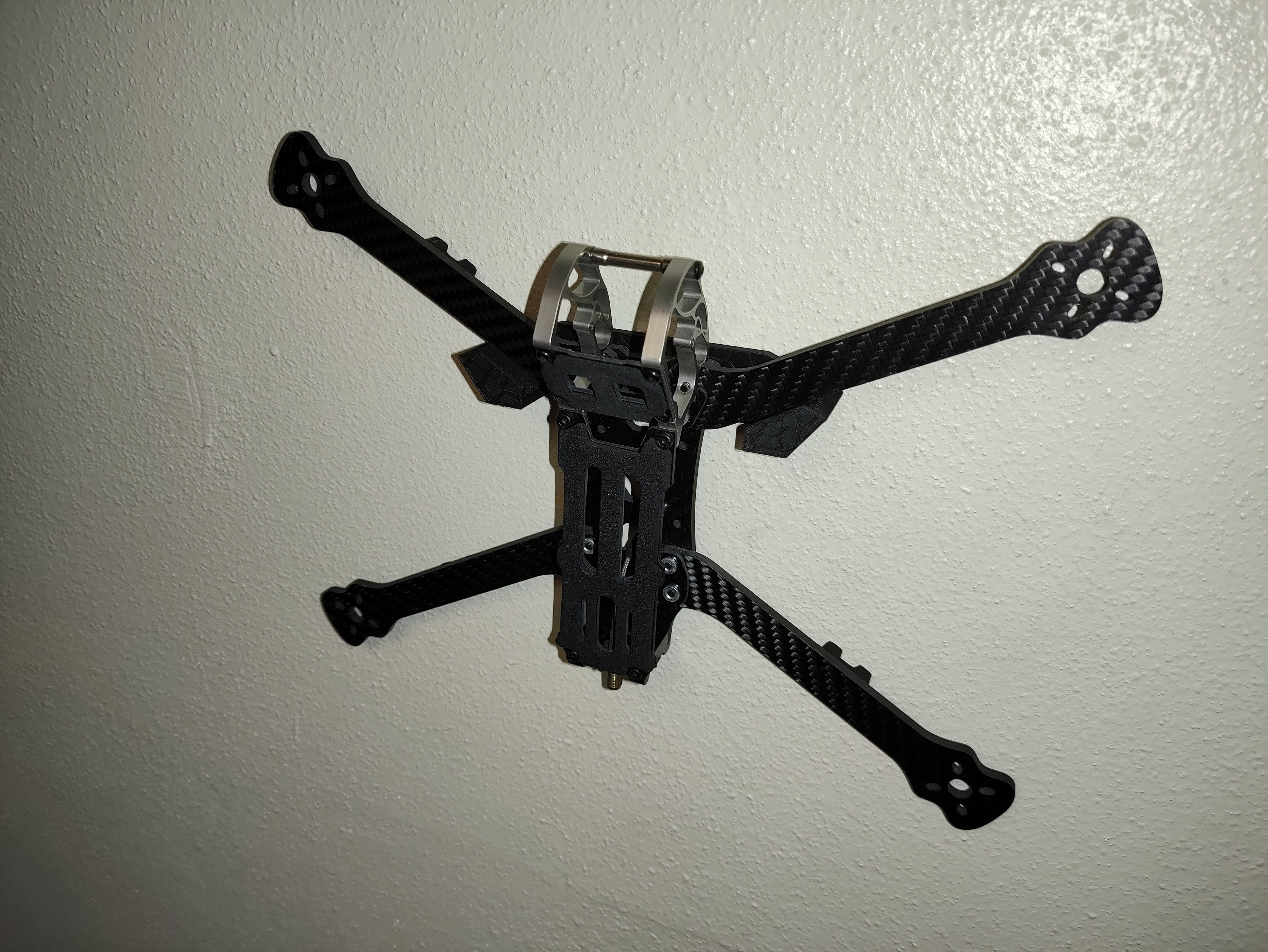 Voronoi Drone Wall Mount by JdogAwesome Download free STL model