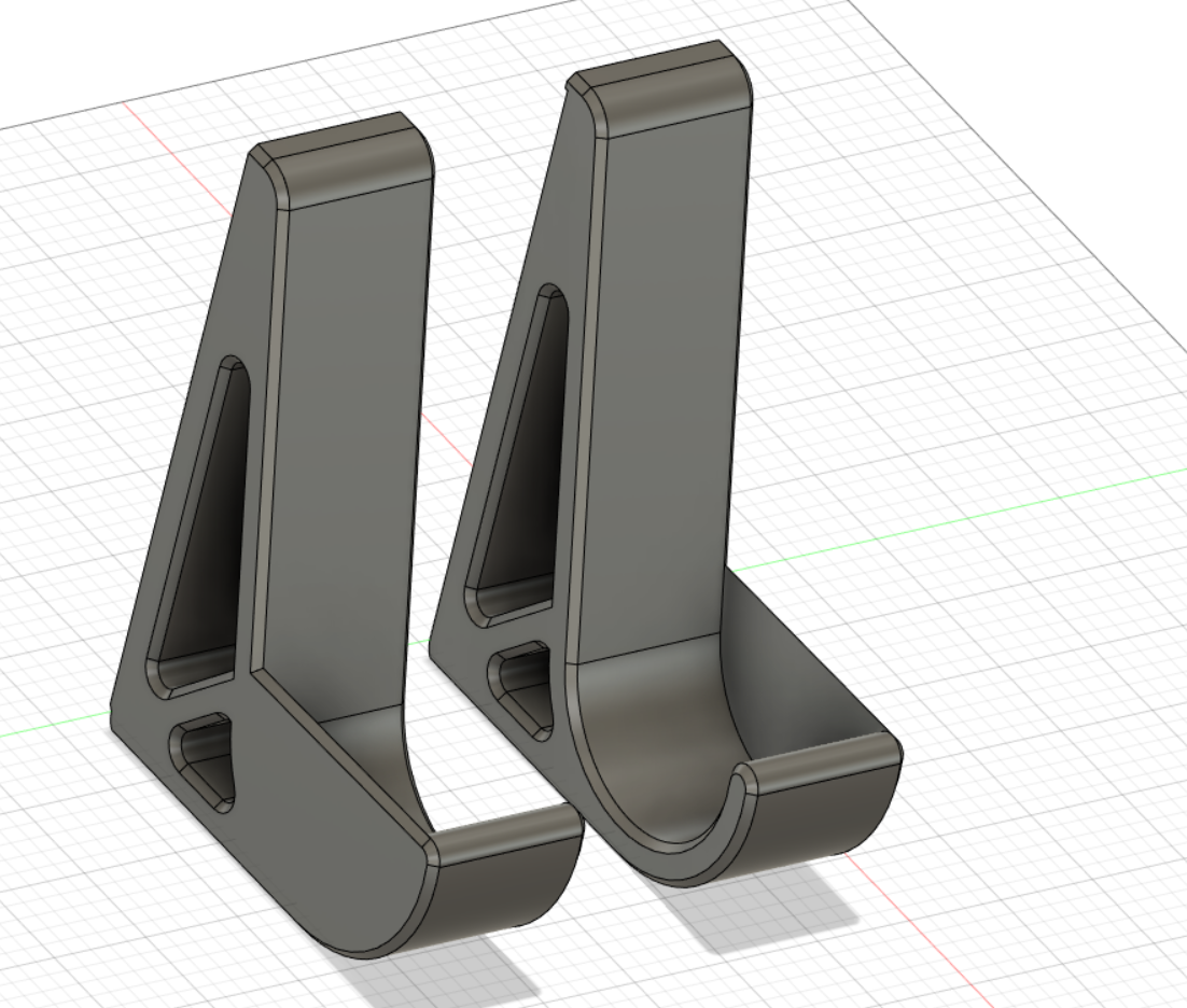 Keyboard holder with edge-stops